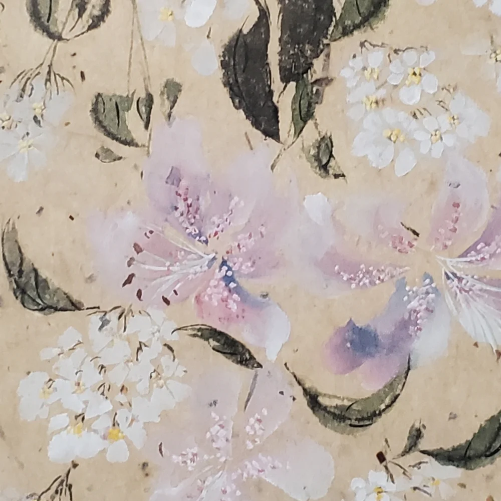Charlette Fung Miller Original Watercolor Signed Rice Paper